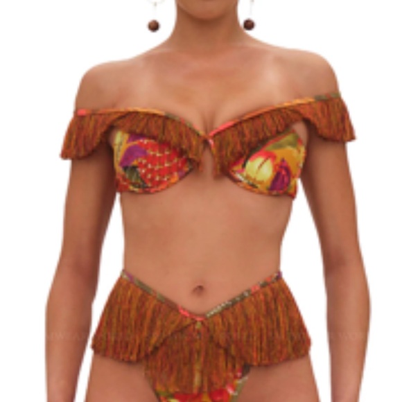 Andrea Iyamah Eyo Multicolor Fringe Bikini - Picture 4 of 8